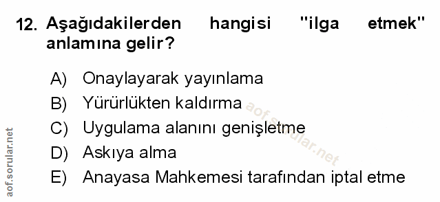 Soru 12