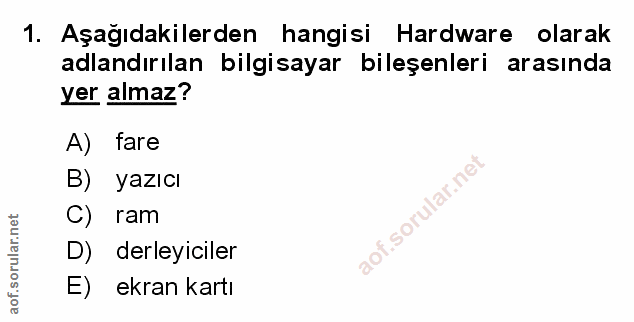 Soru 1