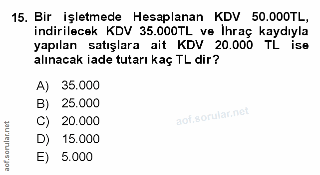 Soru 15