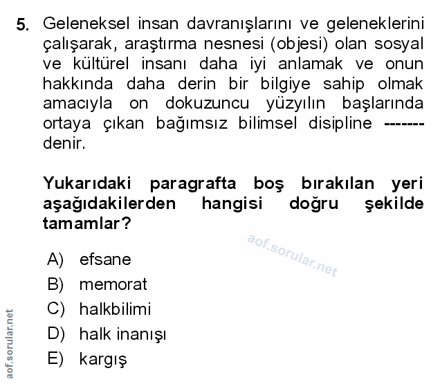 Soru 5