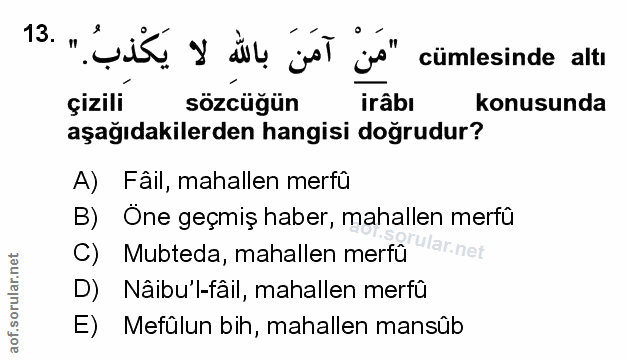 Soru 13