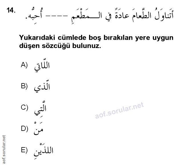 Soru 14