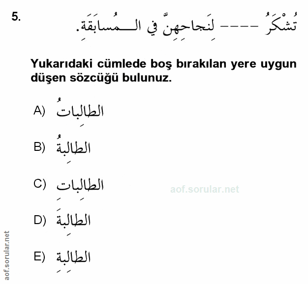 Soru 5