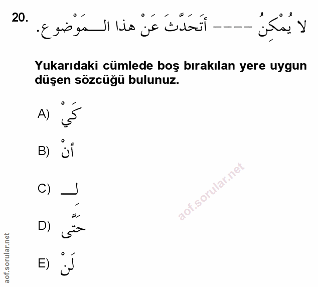 Soru 20