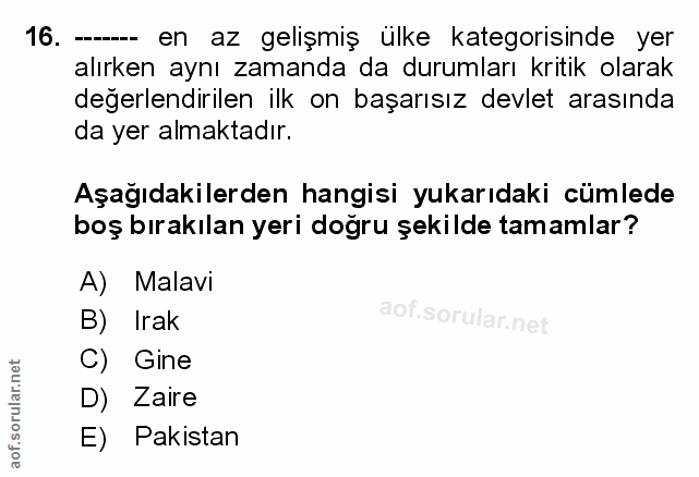 Soru 16