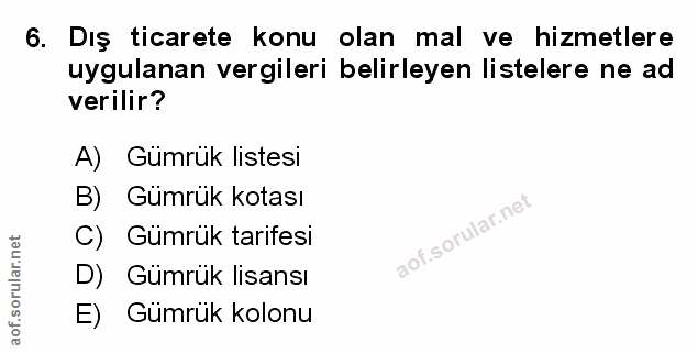 Soru 6