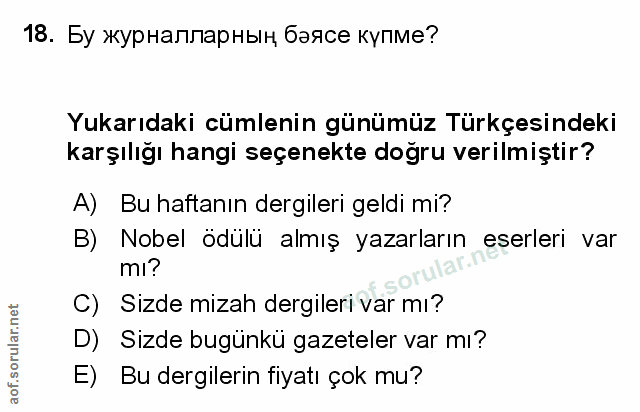 Soru 18