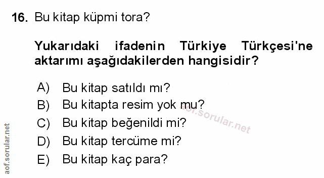Soru 16