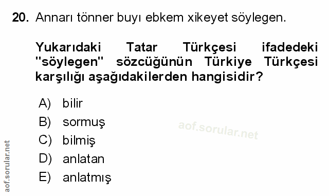 Soru 20
