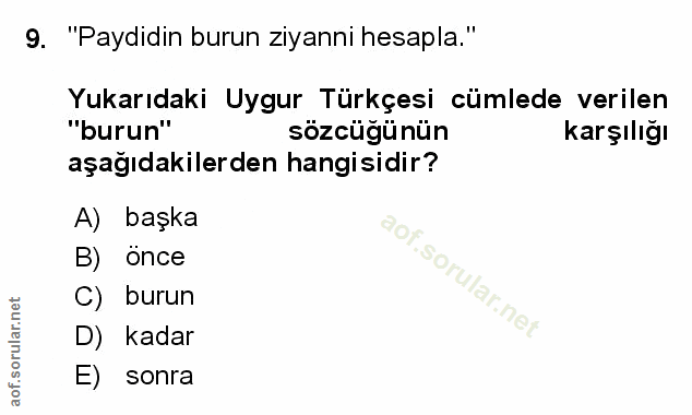 Soru 9