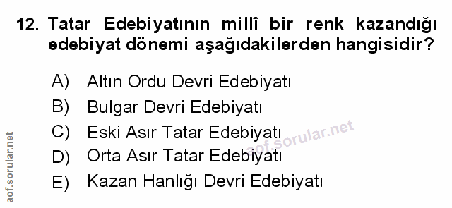 Soru 12