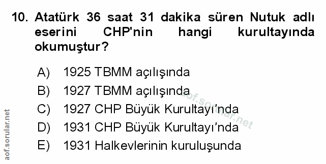 Soru 10