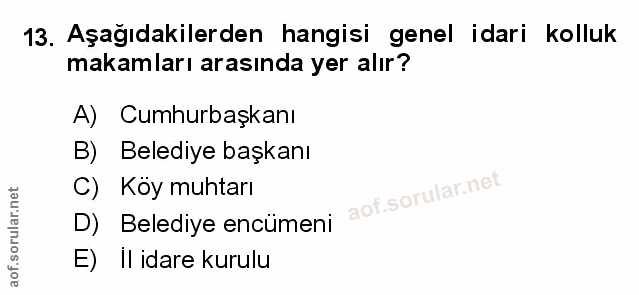 Soru 13