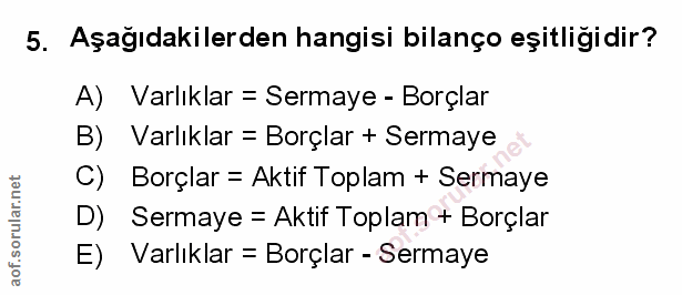 Soru 5
