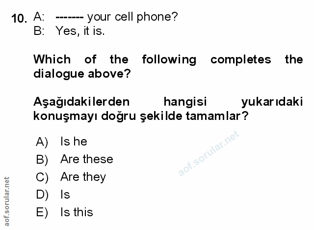 Soru 10