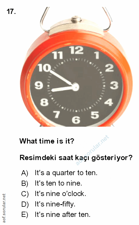 Soru 17