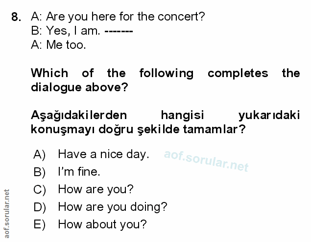 Soru 8