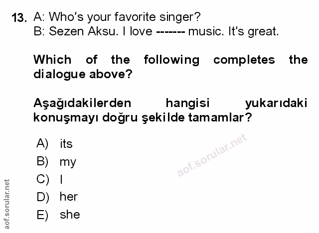 Soru 13