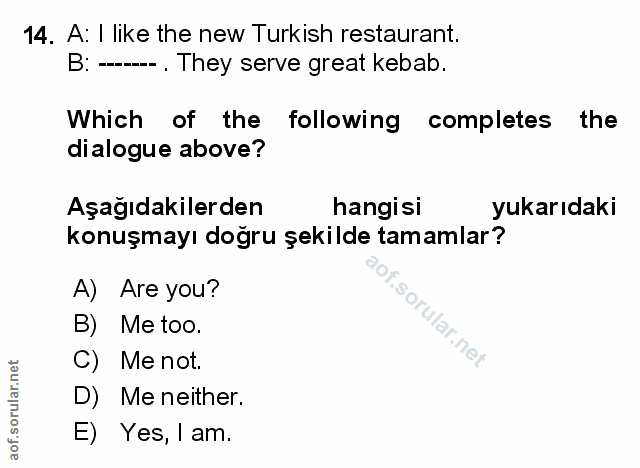 Soru 14