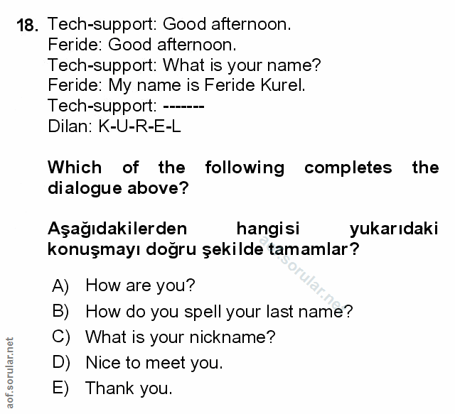Soru 18