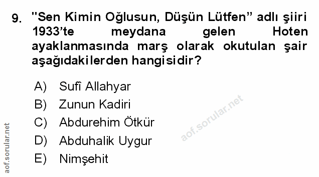 Soru 9