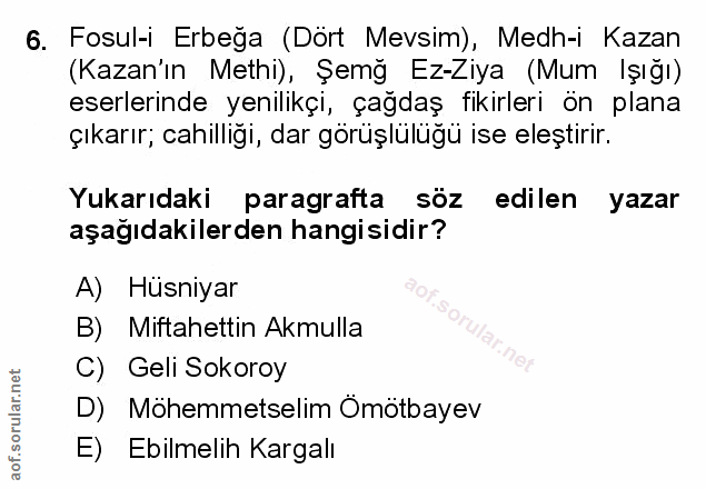 Soru 6
