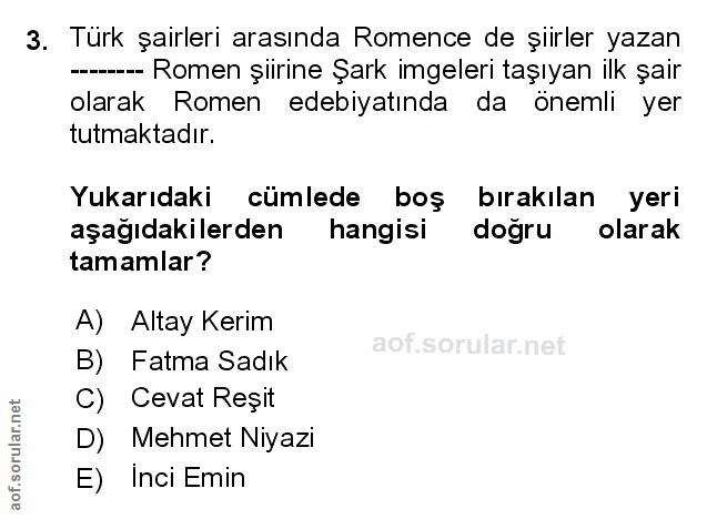Soru 3