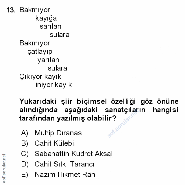 Soru 13