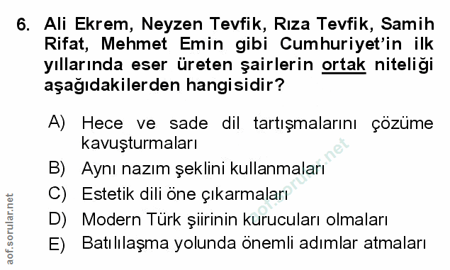Soru 6