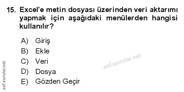 Soru 15