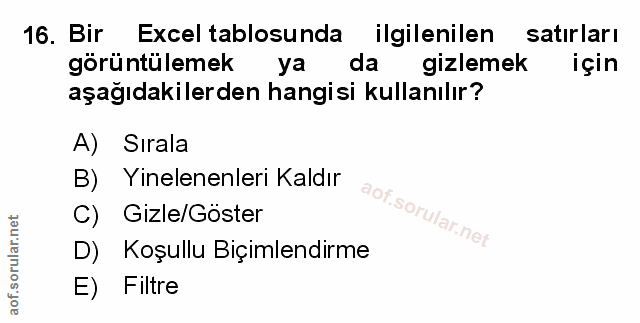 Soru 16