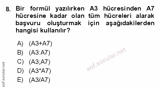Soru 8
