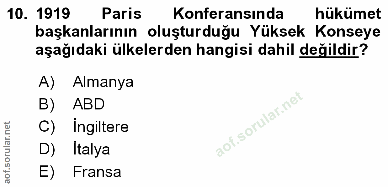 Soru 10