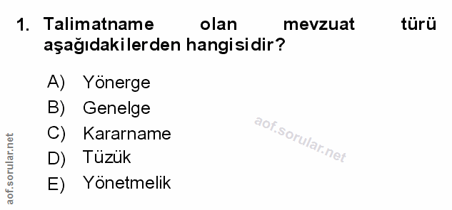 Soru 1