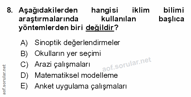 Soru 8