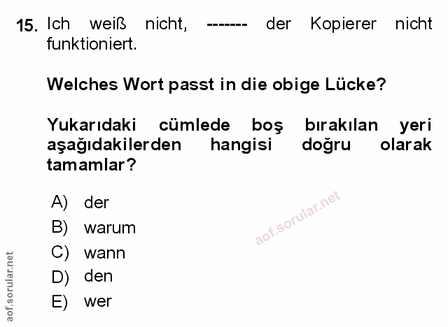 Soru 15