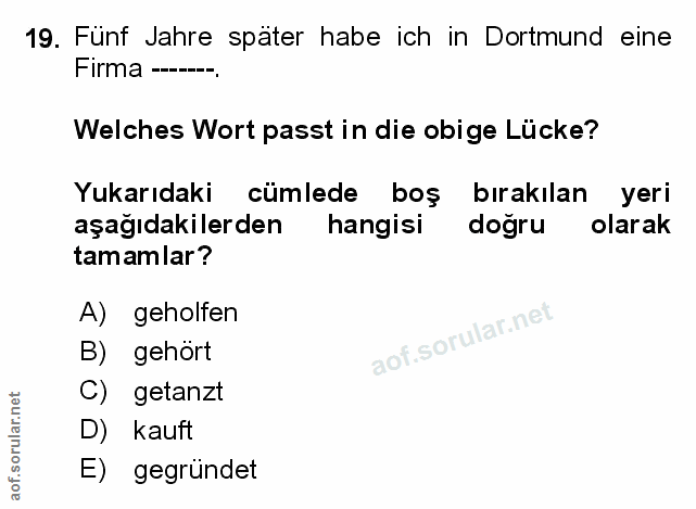 Soru 19