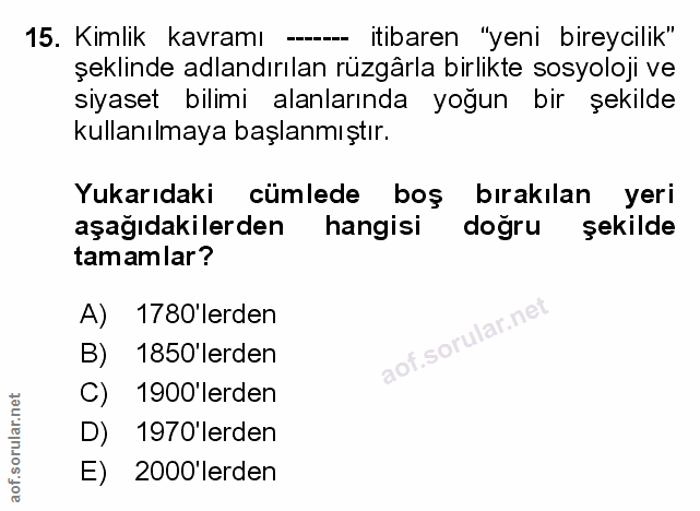 Soru 15