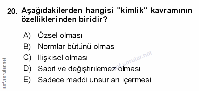 Soru 20