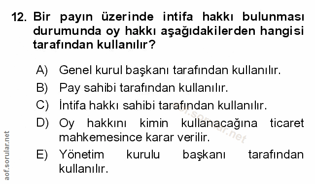 Soru 12