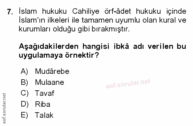 Soru 7