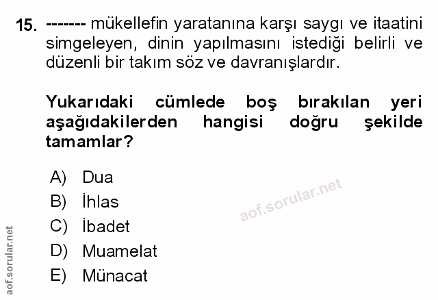 Soru 15