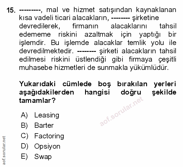 Soru 15