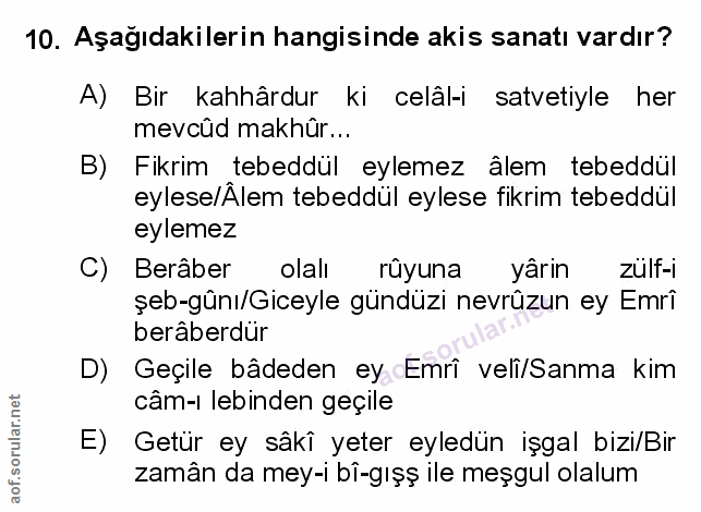 Soru 10