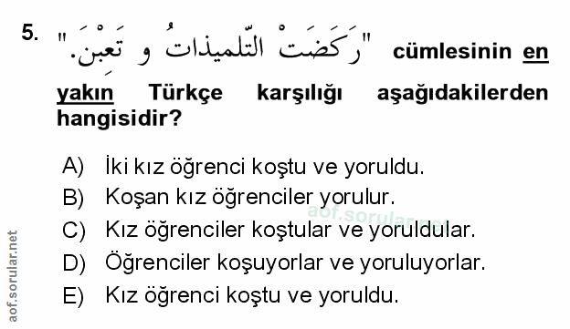 Soru 5