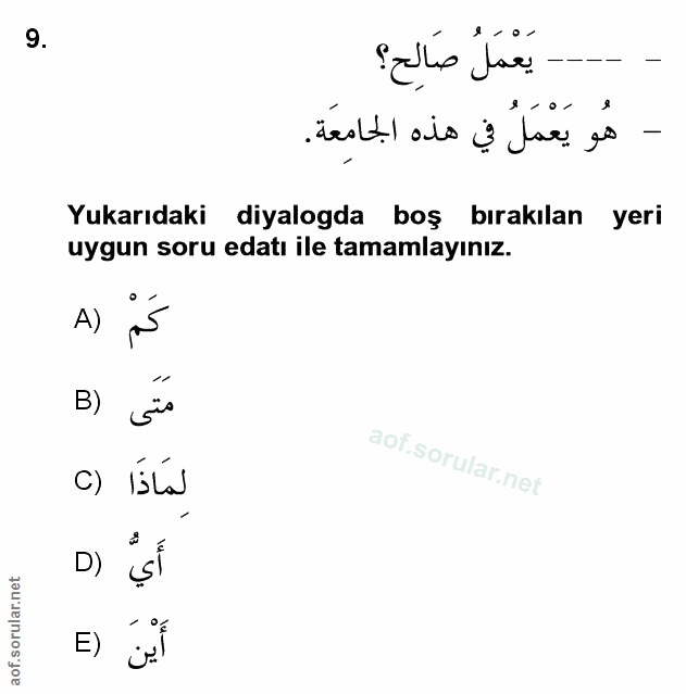 Soru 9