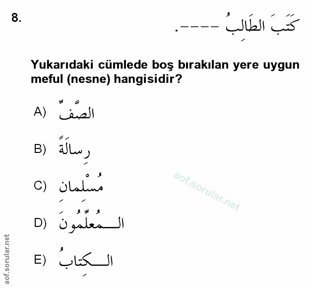 Soru 8