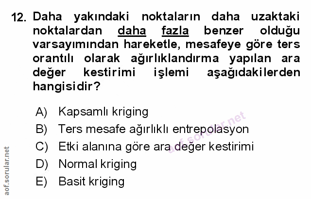 Soru 12