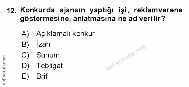 Soru 12