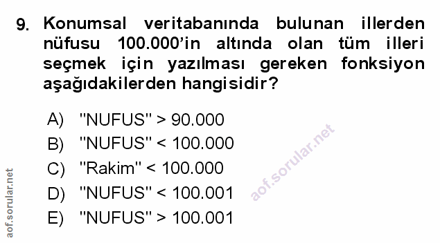 Soru 9